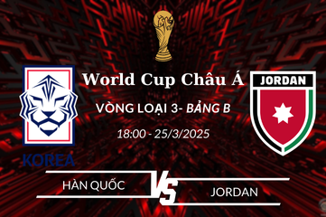 Nhận định soi kèo Hàn Quốc vs Jordan vào lúc 18:00 ngày 25/3