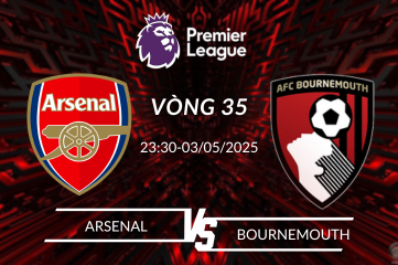 Soi kèo Arsenal vs Bournemouth vào lúc 23:30 ngày 03/05