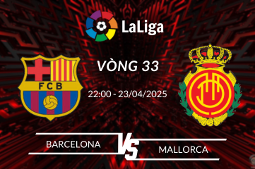 Soi kèo Barcelona vs Mallorca vào lúc 22:00 ngày 23/04