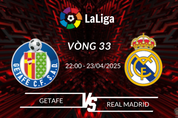 Soi kèo Getafe vs Real Madrid vào lúc 02:30 ngày 24/04