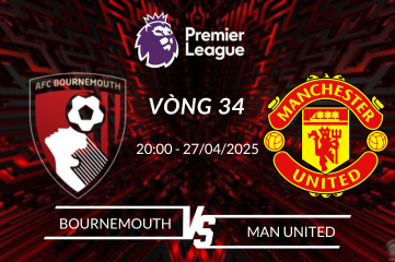 Soi kèo cuộc chiến Bournemouth vs Man United lúc 20:00 ngày 27/04