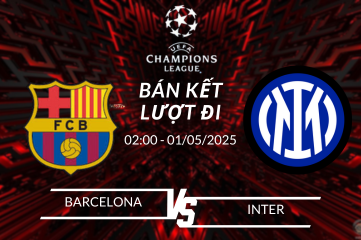 Soi kèo Barcelona vs Inter vào lúc 02:00 ngày 01/05