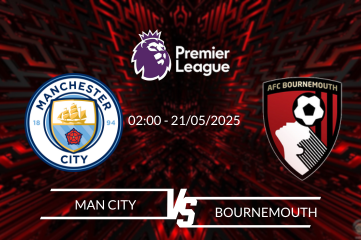 Nhận định Man City vs Bournemouth vào lúc 02:00 ngày 21/05